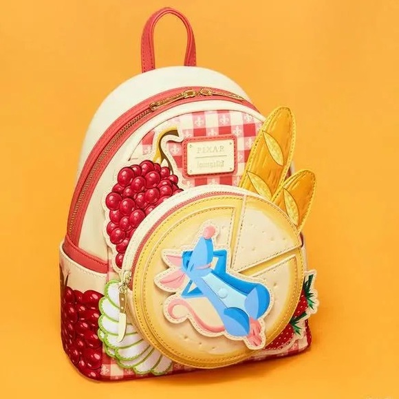 NWT Loungefly | Disney / Pixar Remy Ratatouille 15th Anniversary Mini Backpack - Picture 1 of 9